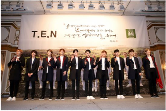 中韩娱乐公司联手打造男团T.E.N首秀圆满结束